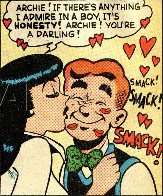 A riverdale comic depicting Archie and Veronica.