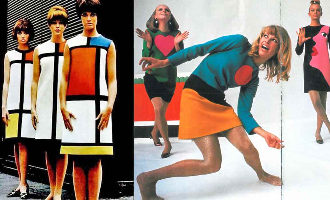 Yves Saint Laurent dress titled 'Pop Art', 1966.