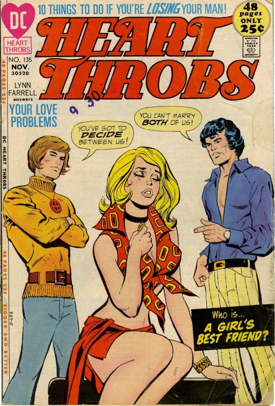 Pop Art magazine cover 'Heart Throbs'.