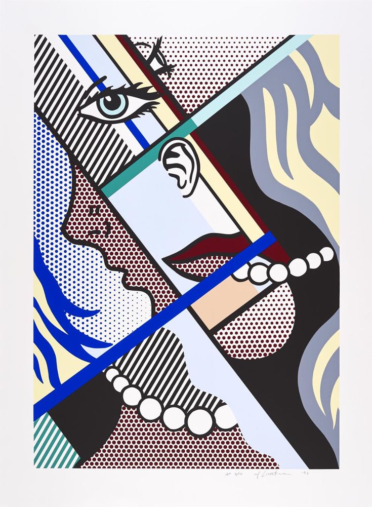 'Modern Art 1', Roy Lichtenstein, 1966.